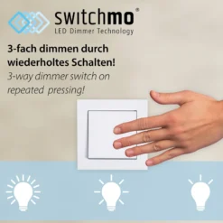 JUST LIGHT. LED-Deckenleuchte Minelli, Ø 50 cm, dimmbar