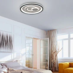 JUST LIGHT. LED-Deckenleuchte Minelli, Ø 50 cm, dimmbar