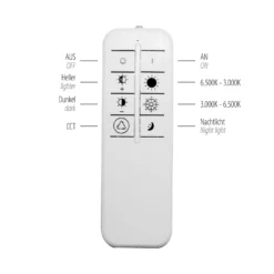 JUST LIGHT. LED-Deckenleuchte Tolago, Ø 40 cm, CCT, dimmbar