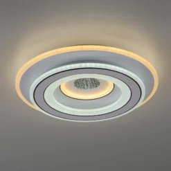 JUST LIGHT. LED-Deckenleuchte Tolago, Ø 40 cm, CCT, dimmbar
