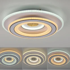 JUST LIGHT. LED-Deckenleuchte Tolago, Ø 40 cm, CCT, dimmbar