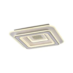 JUST LIGHT. LED-Deckenleuchte Tolago, 49x49 cm, CCT, dimmbar