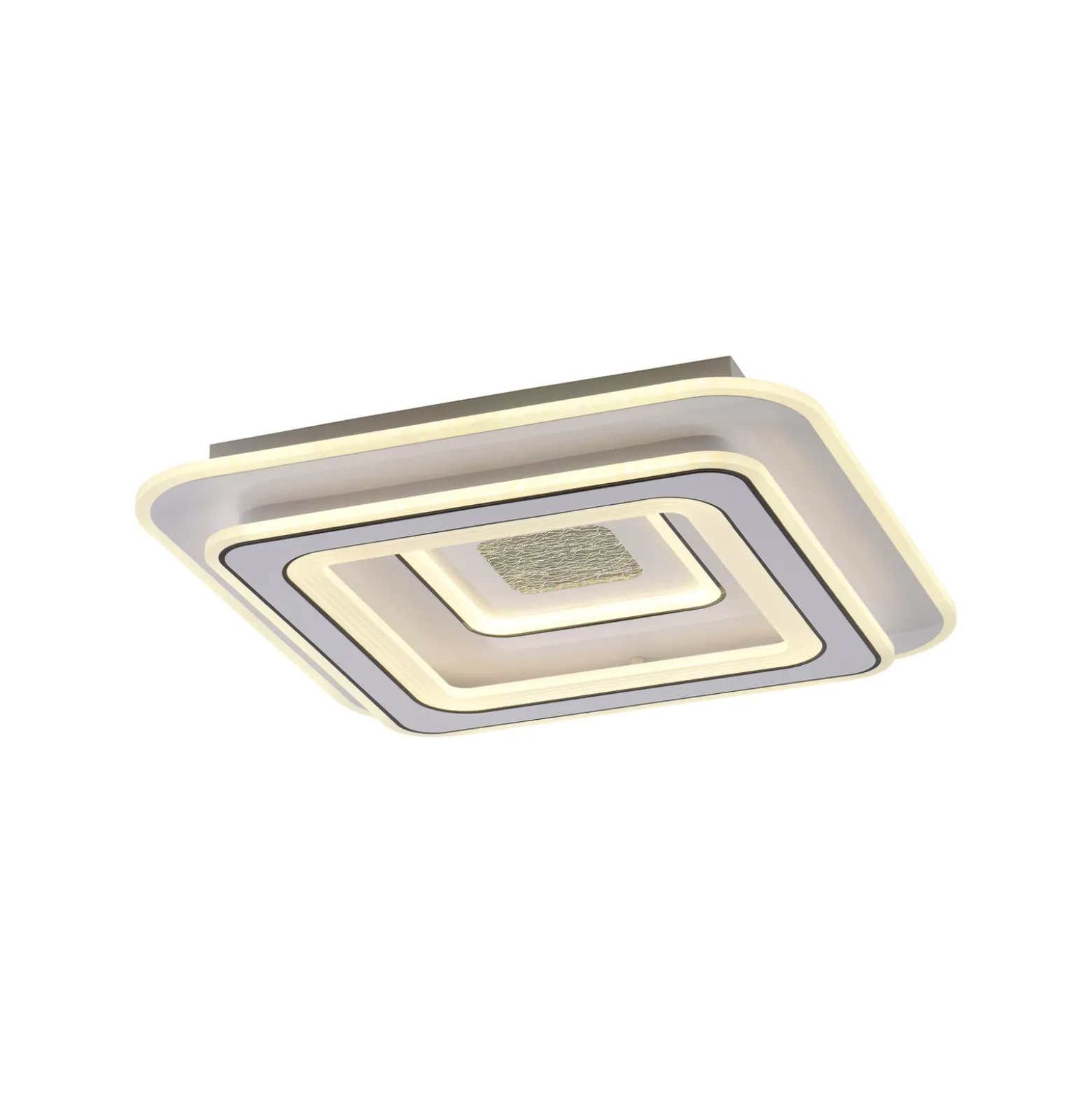 JUST LIGHT. LED-Deckenleuchte Tolago, 49x49 cm, CCT, dimmbar