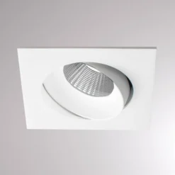 Kalio LED-Einbaulampe eckig 2700K 24° weiß