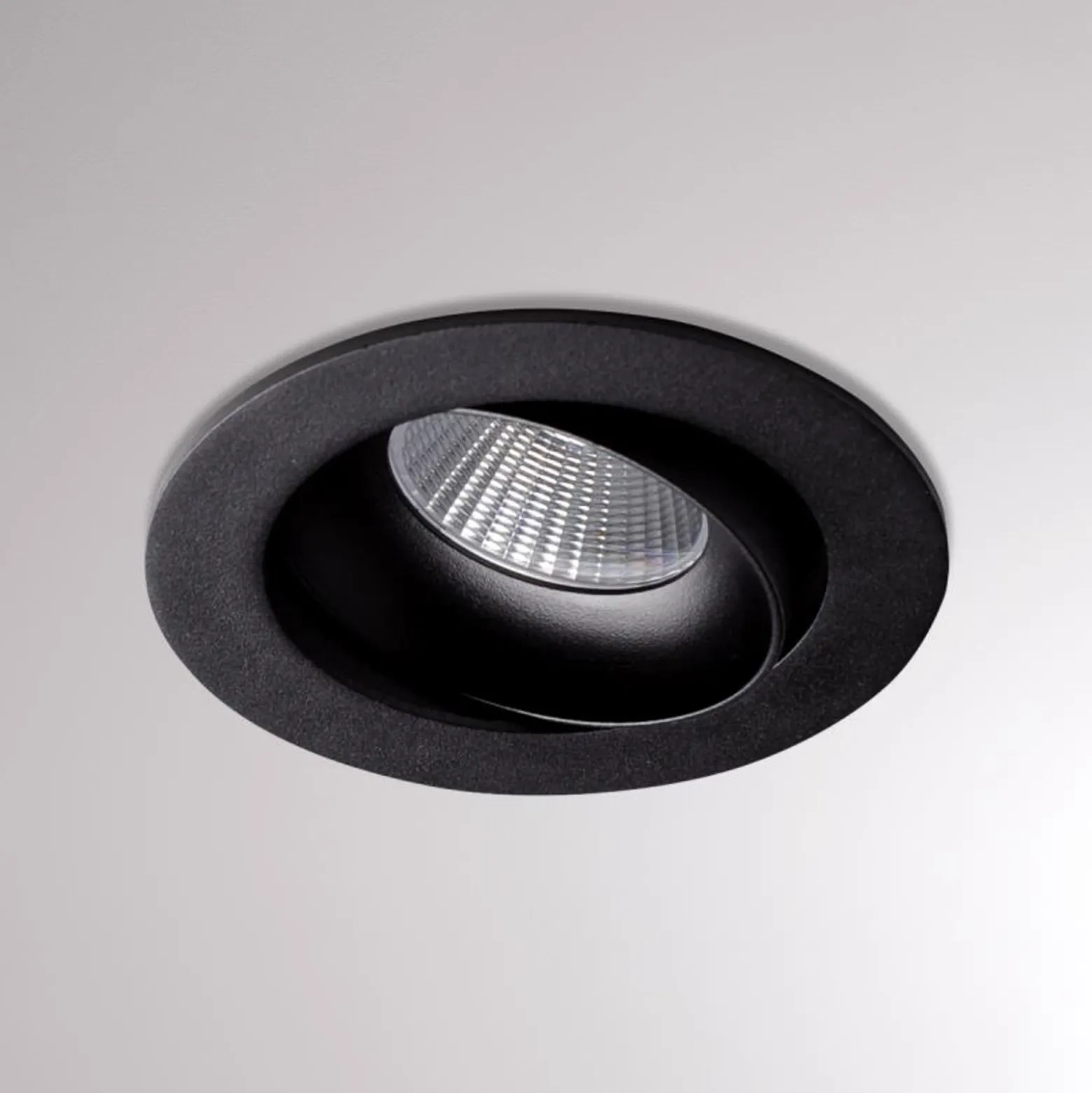 Kalio LED-Einbaulampe rund 2700K 24° schwarz