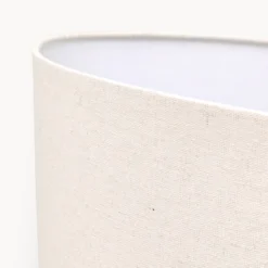 KARE Tischleuchte Beo, grün, Baumwolle, Höhe 50 cm E27
