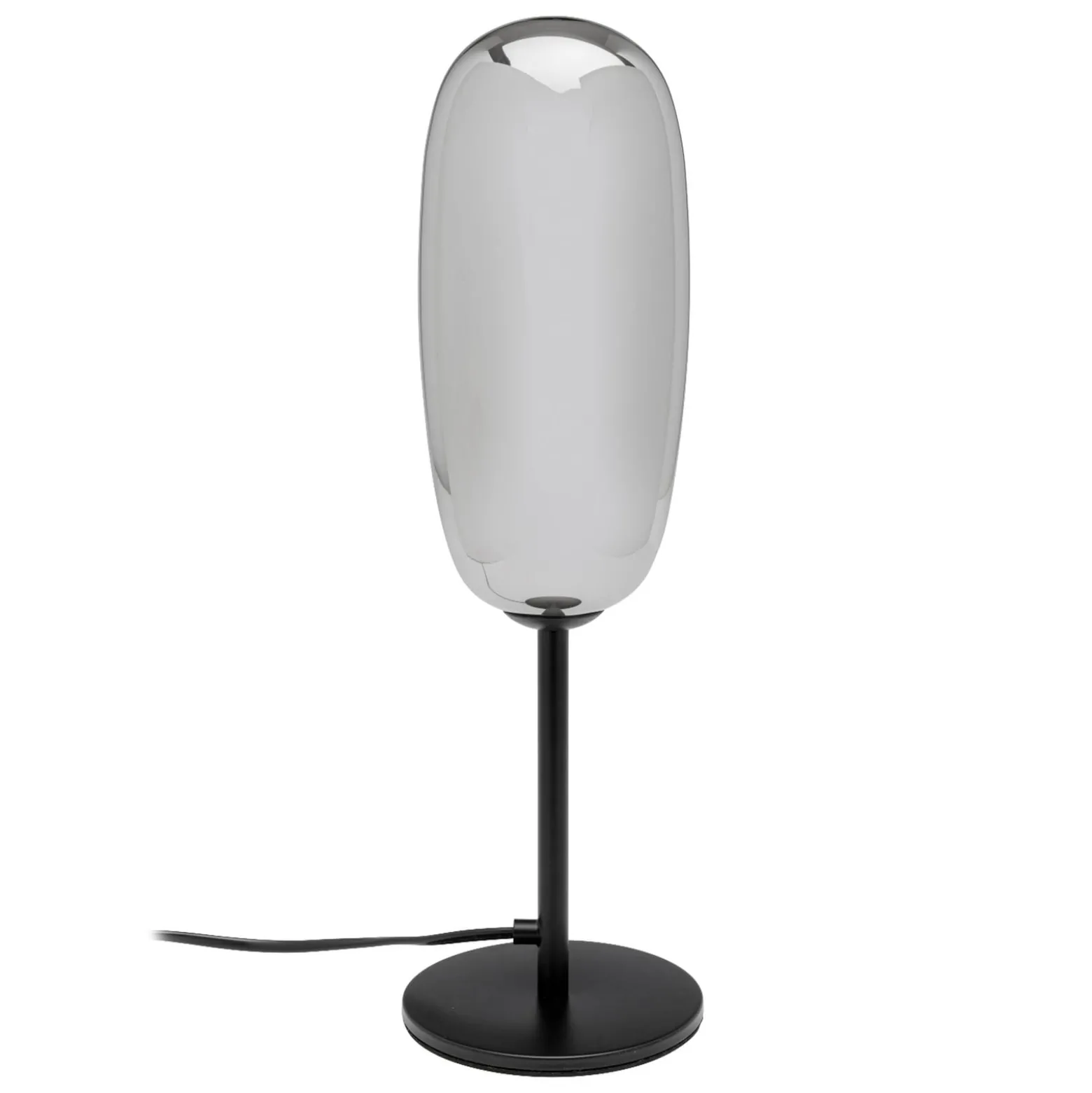 KARE Tischleuchte Columbo, schwarz, Glas, Höhe 39 cm, G9