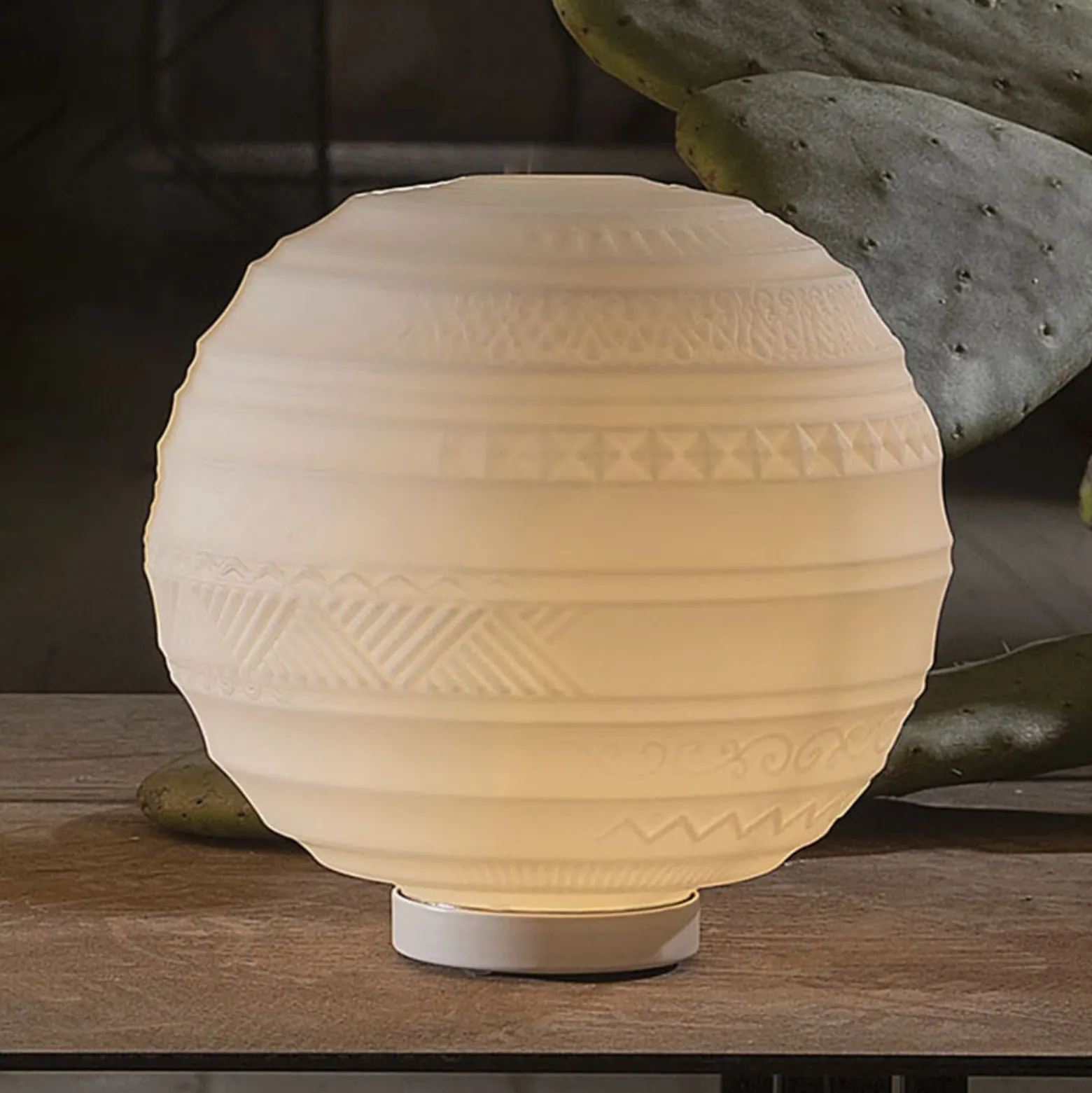 Karman Braille - Glas-Tischleuchte, 25 cm