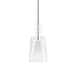 Karman Hängeleuchte Alibaglass Medium, transparent, Ø 18 cm