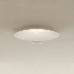 Karman LED-Deckenleuchte BLANCO, Ø 60 cm, weiß, Metall