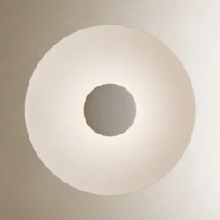 Karman LED-Deckenleuchte BLANCO, Ø 60 cm, weiß, Metall