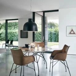 Kartell Bellissima Hängeleuchte, schwarz matt
