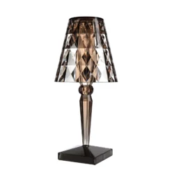 Kartell Big Battery - Tischlampe IP54, cola