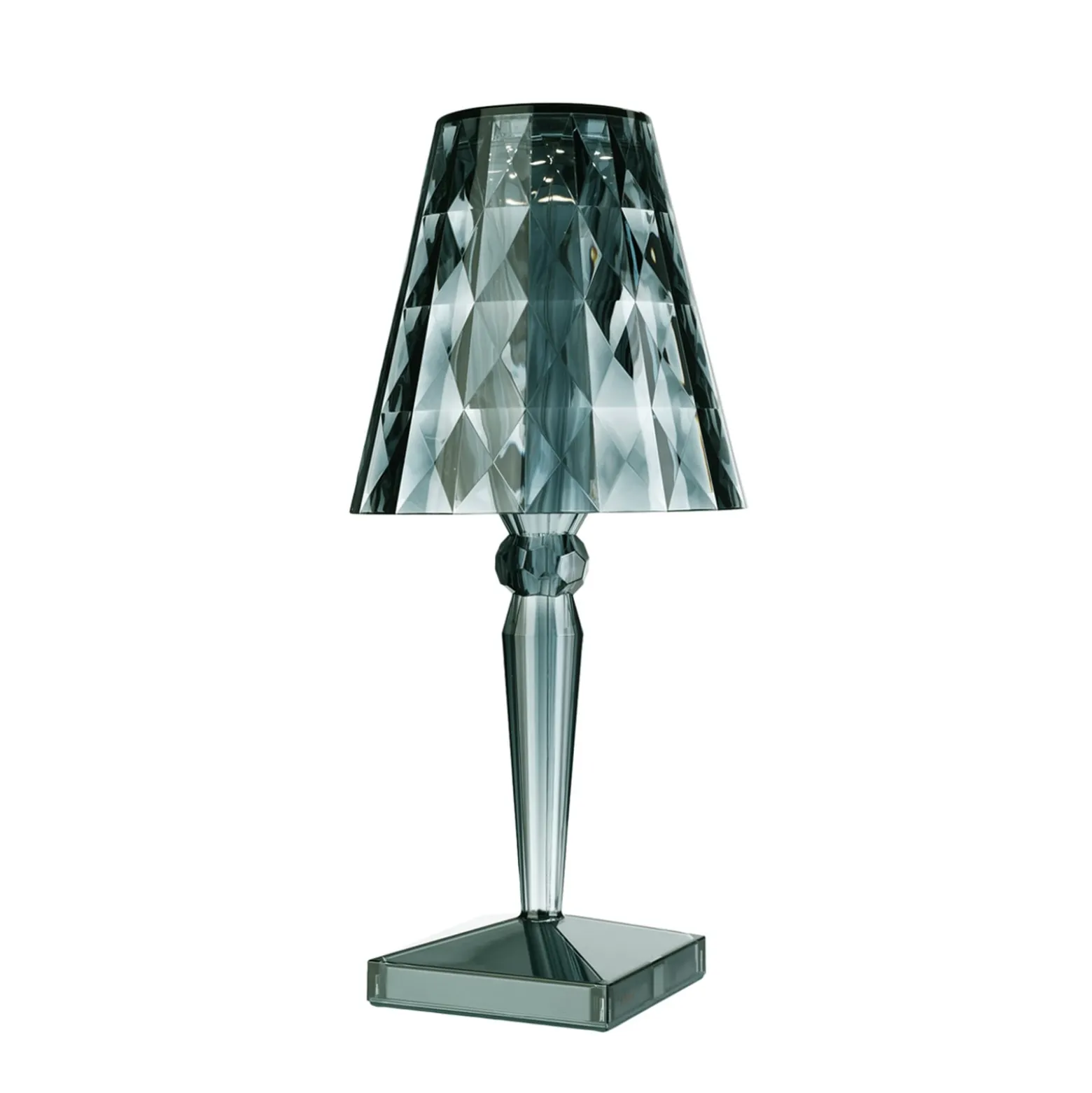 Kartell Big Battery - Tischlampe IP54, hellblau