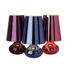 Kartell Cindy LED-Tischleuchte, blau metallic