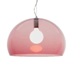 Kartell FL/Y Hängeleuchte, Ø 52 cm, burgunder