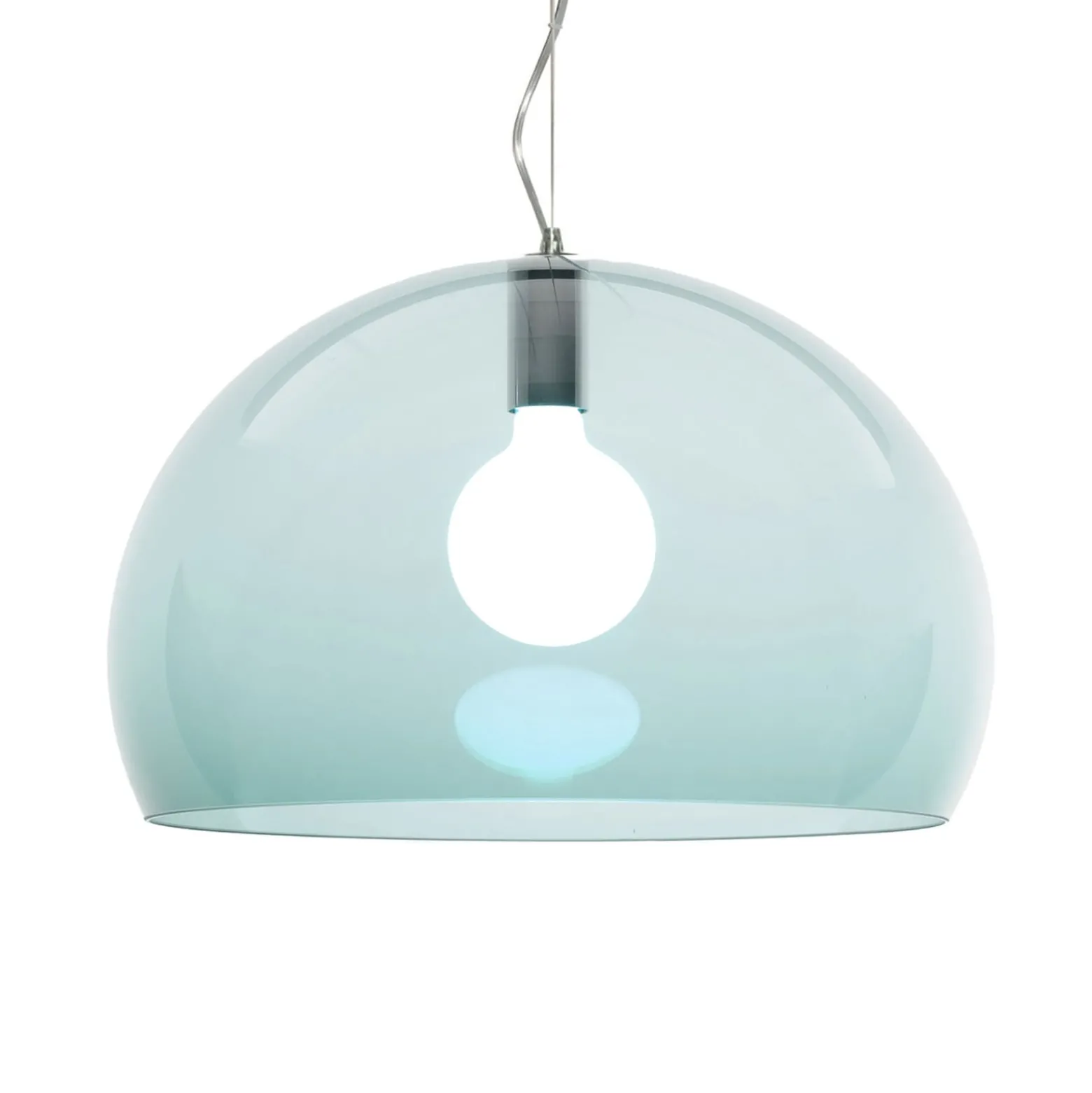 Kartell FL/Y Hängeleuchte, Ø 52 cm, petrol