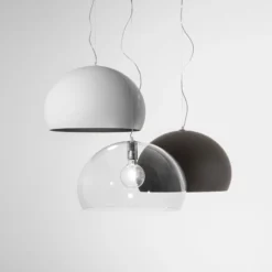 Kartell FL/Y - LED-Pendellampe, braun matt
