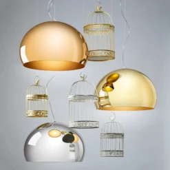 Kartell FL/Y - LED-Pendellampe, kupfer glänzend