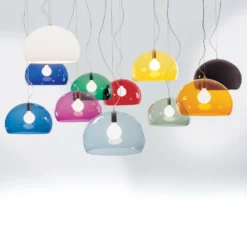 Kartell FL/Y - LED-Pendellampe, weiß glänzend