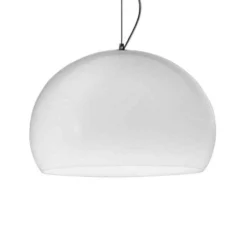 Kartell FL/Y - LED-Pendellampe, weiß glänzend