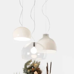 Kartell FL/Y - LED-Pendellampe, weiß glänzend