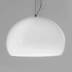 Kartell FL/Y - LED-Pendellampe, weiß glänzend
