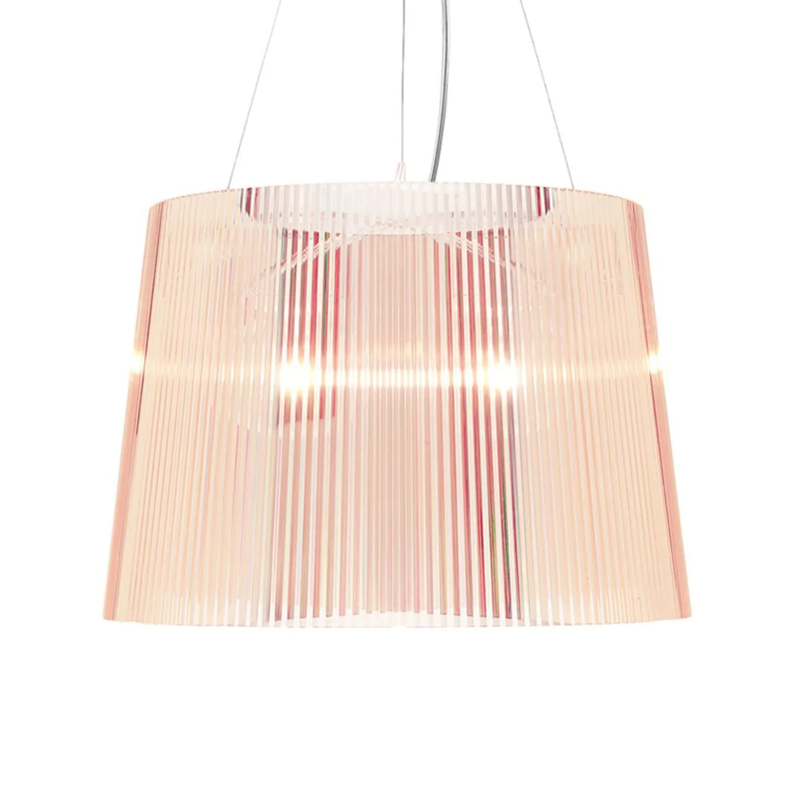 Kartell Gé LED-Hängeleuchte, rosa