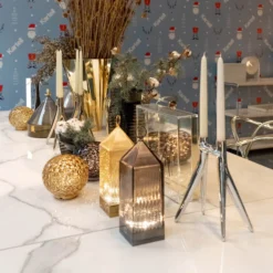 Kartell Lantern LED-Tischleuchte, bernstein IP54