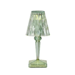 Kartell LED-Akku-Tischlampe Battery, 30 cm, mintgrün, IP54