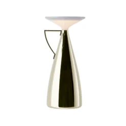 Kartell LED-Akku-Tischleuchte Camomille, creme, Höhe 24 cm