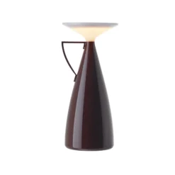 Kartell LED-Akku-Tischleuchte Camomille, dunkelrot, dimmbar