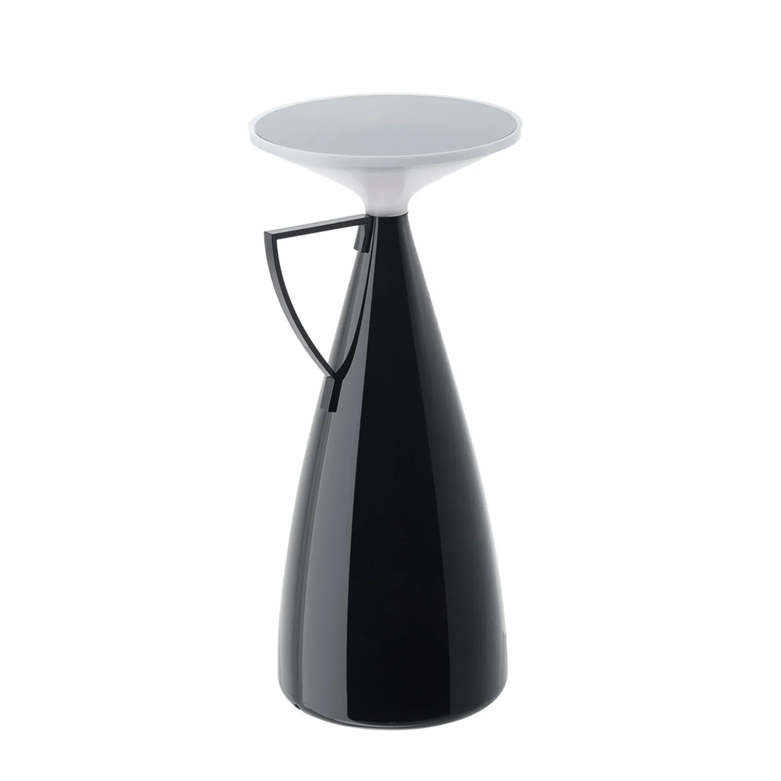 Kartell LED-Akku-Tischleuchte Camomille, schwarz, Höhe 24 cm
