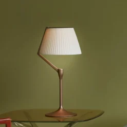 Kartell LED-Tischleuchte Angelo Stone, kupfer, dimmbar