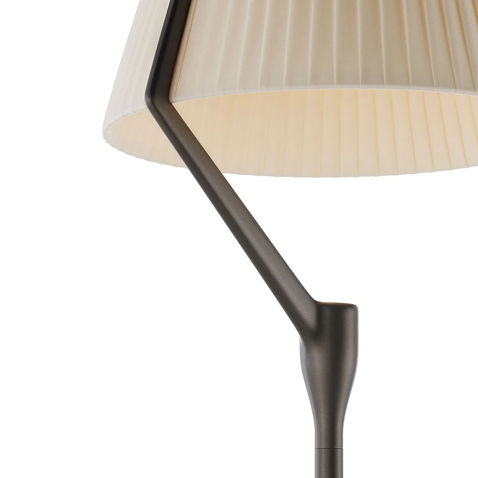 Kartell LED-Tischleuchte Angelo Stone, titan, dimmbar