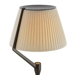 Kartell LED-Tischleuchte Angelo Stone, titan, dimmbar