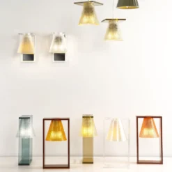 Kartell Light-Air Tischleuchte, bernstein