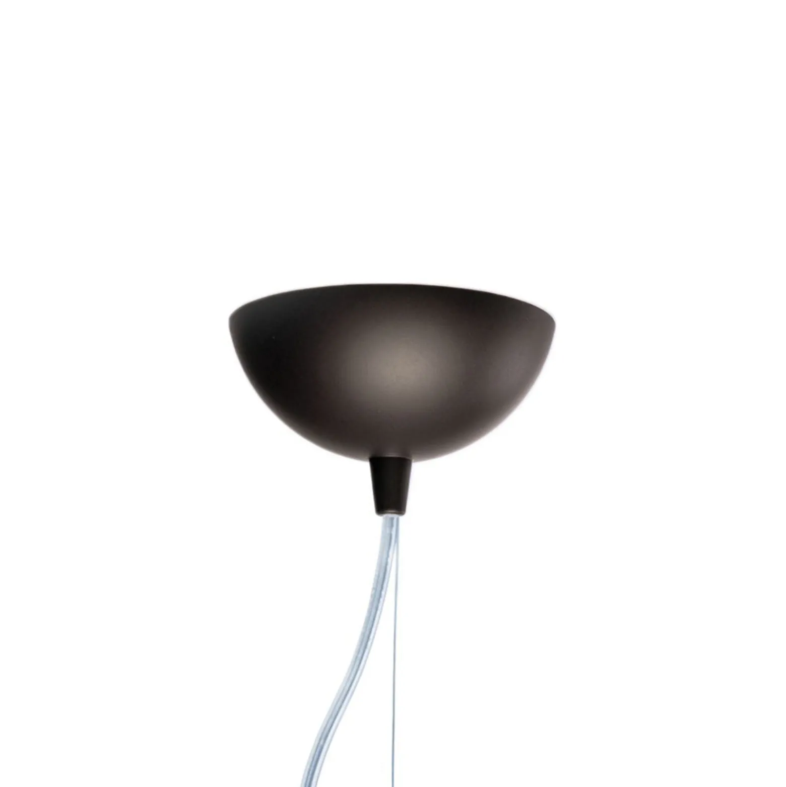 Kartell Small FL/Y LED-Hängeleuchte braun matt