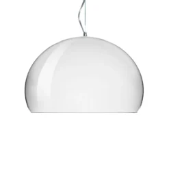 Kartell Small FL/Y LED-Hängeleuchte chrom
