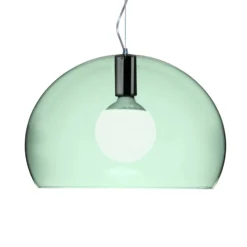 Kartell Small FL/Y LED-Hängeleuchte salbeigrün