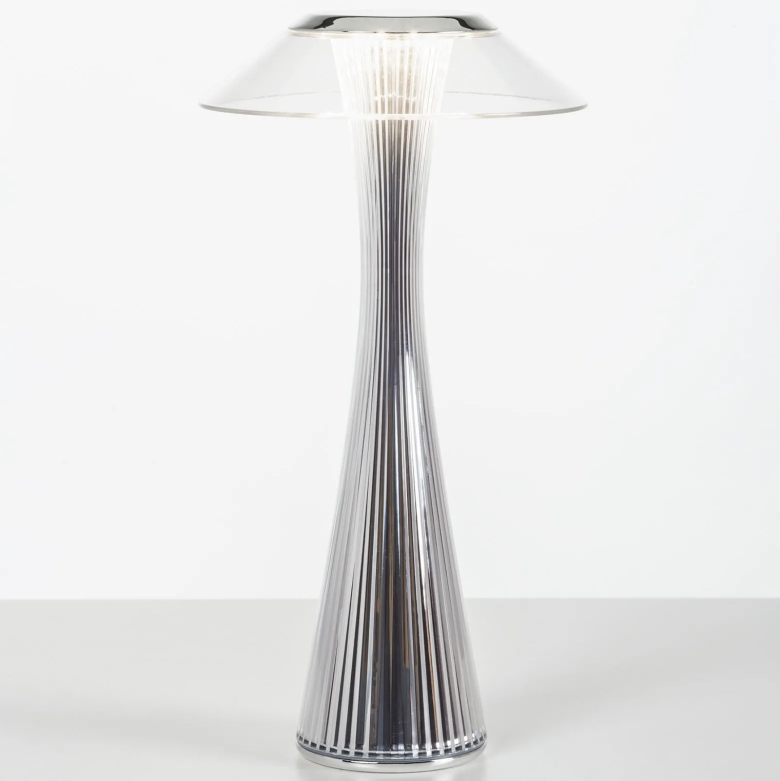 Kartell Space - LED-Designer-Tischleuchte, chrom