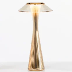 Kartell Space - LED-Designer-Tischleuchte, gold