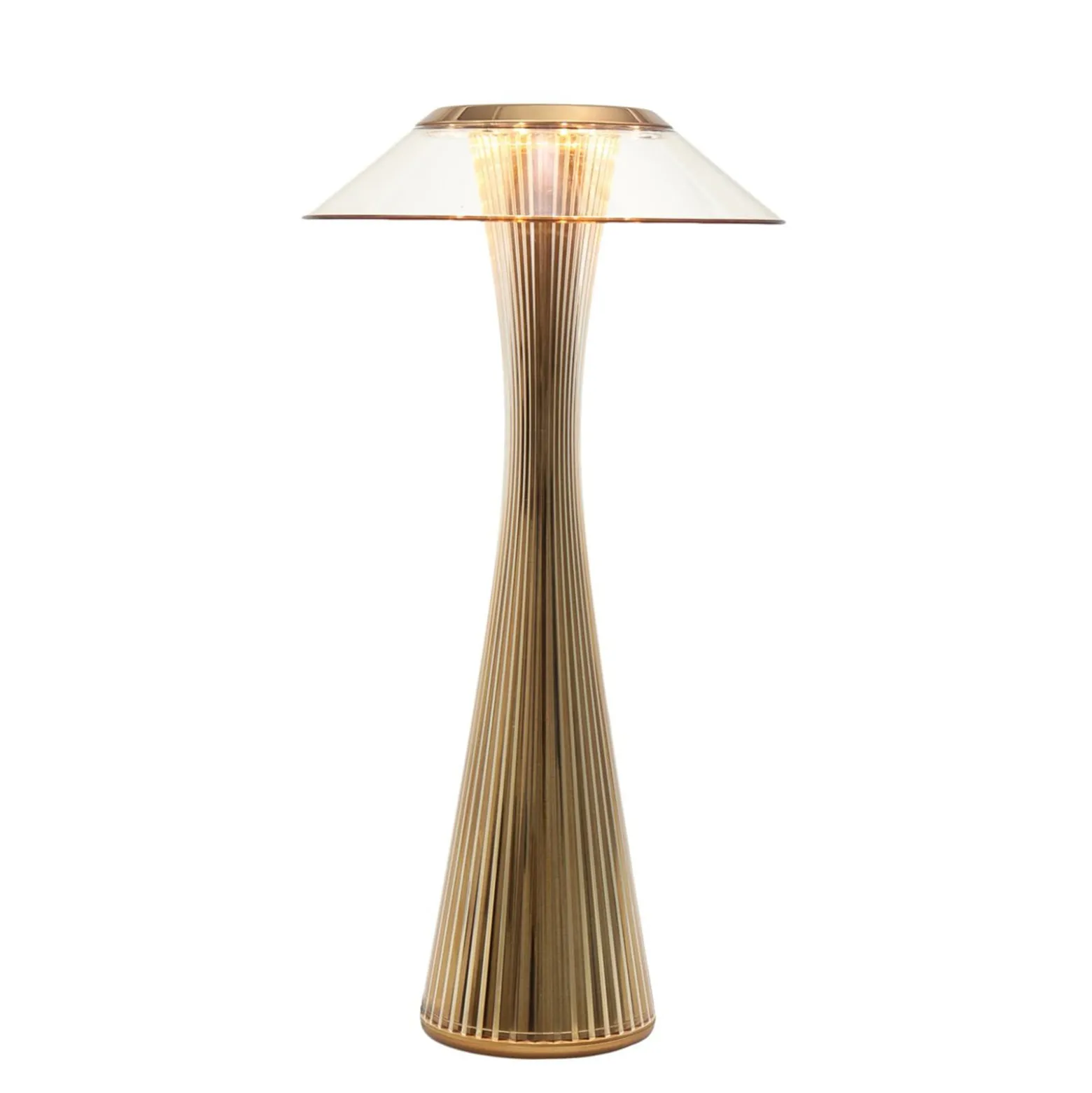 Kartell Space - LED-Designer-Tischleuchte, gold