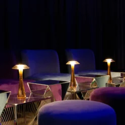 Kartell Space - LED-Designer-Tischleuchte, gold