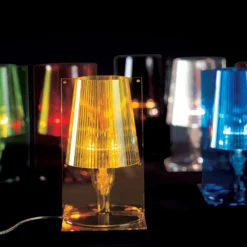 Kartell Take Designer-Tischleuchte, rauchgrau