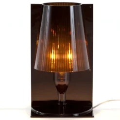 Kartell Take Designer-Tischleuchte, rauchgrau