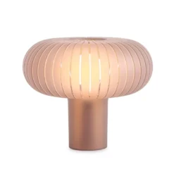 Kartell Tischleuchte Teresa Frozen, rosa, dimmbar, E27