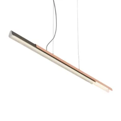 kdln Hängelampe Dala linear dunkelgrau/kupfer 3.000 K 150 cm