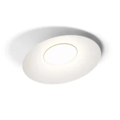 kdln LED-Deckenlampe Kate, 3.000 K, weiß, Ø 90 cm, Metall