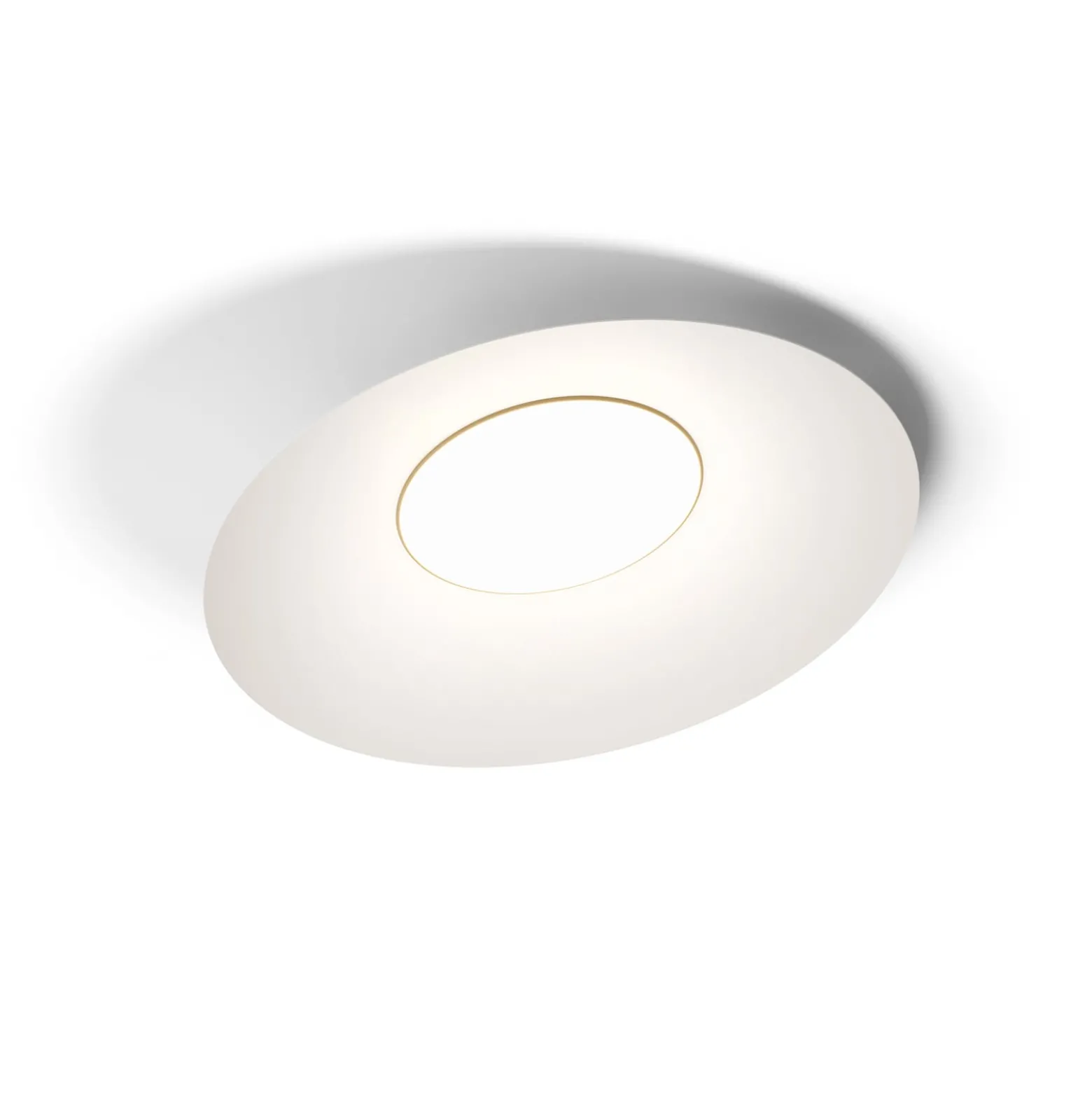 kdln LED-Deckenlampe Kate, 3.000 K, weiß, Ø 90 cm, Metall
